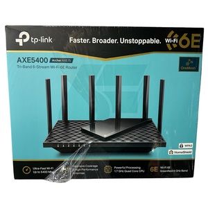 Tp-Link AXE 5400 Tri Band WiFi 6E Router (Archer AXE 75)